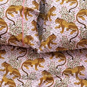 Anthropology Queen Size Sheet Set - Bagheera